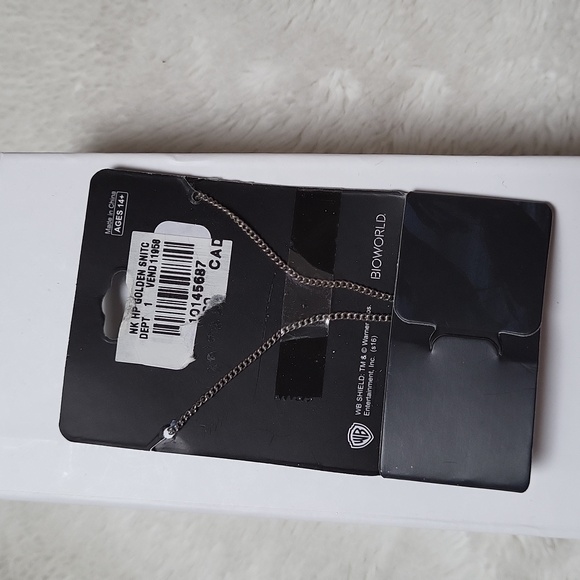 NWT HARRY POTTER Golden Snitch Necklace! - Picture 2 of 4